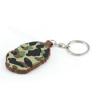 Rubber keyring custom