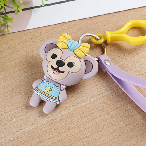 3d rubber keychain