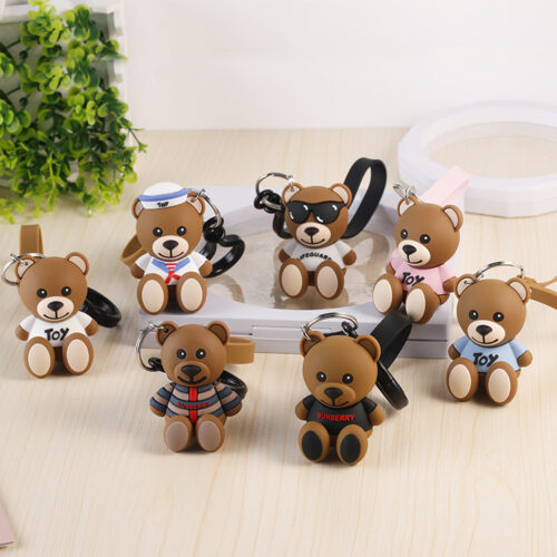 3d bear keychain