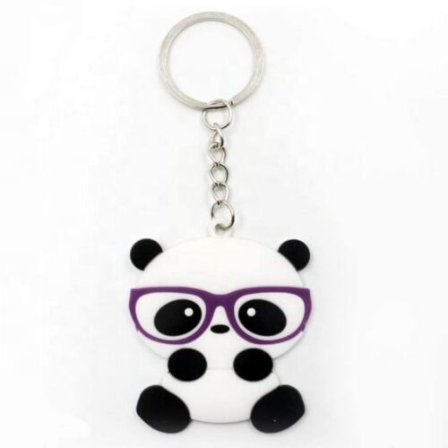 cartoon panda bear keychain