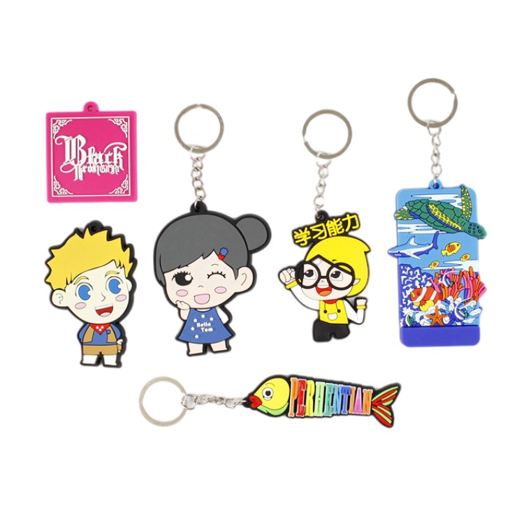 kawaii pvc keychain