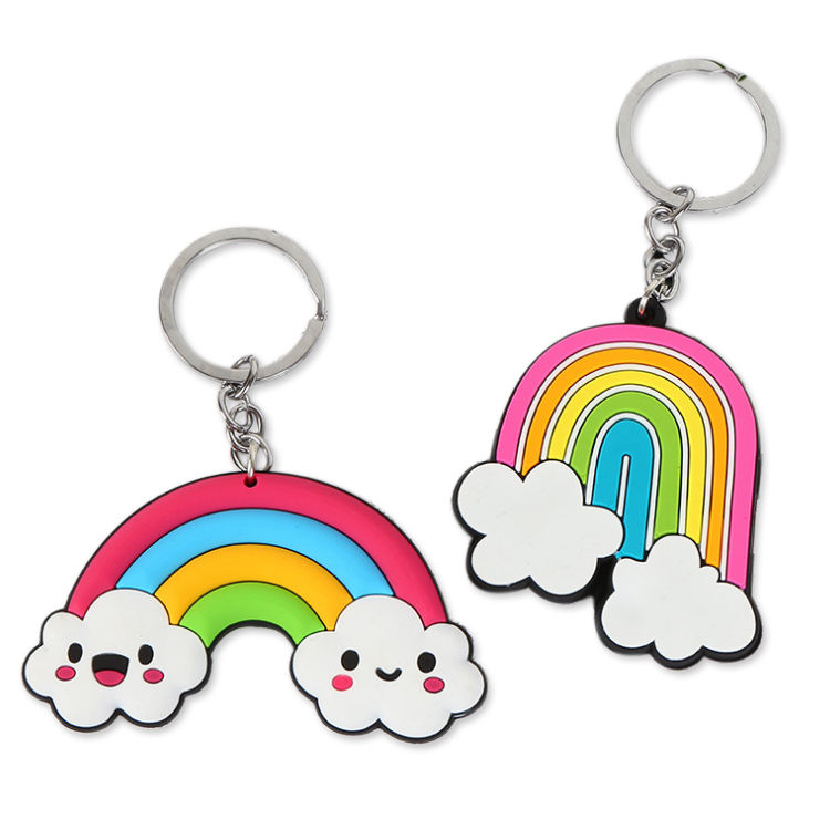 rainbow keychain