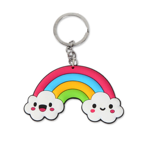 rainbow keyring